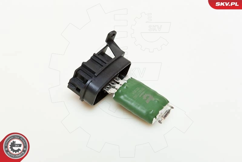 Resistor, interior blower
